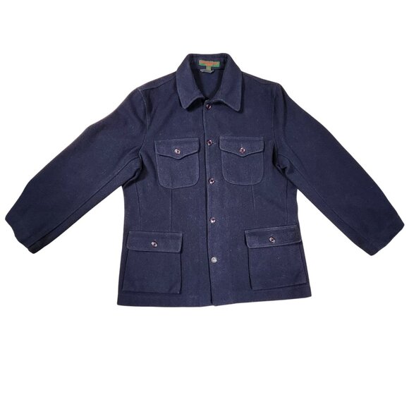 Katharine Hamnett Denim Mens Wool Blend Jacket Large Vintage - Picture 1 of 16